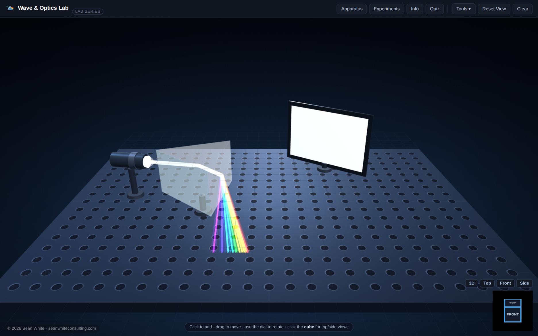 Wave & Optics Lab screenshot